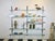 Mid 20th Century Mid 20th Century Janet Schweitzer for Pace Polished Aluminum Obra Wall Mount Shelving System For Sale - Image 5 of 12