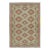 Rug & Kilim’s Diamond Play Rug in Mint and Rust, 6x9 For Sale