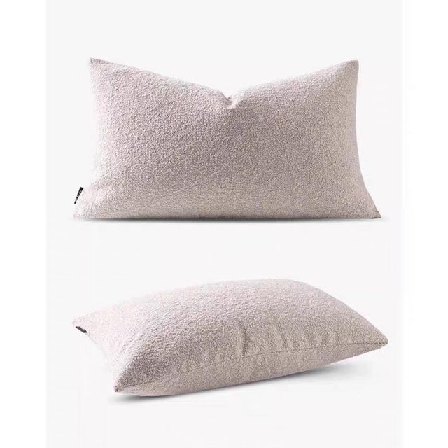 2020s Designer Modern Gray Lumbar Pillow For Sale - Image 5 of 6
