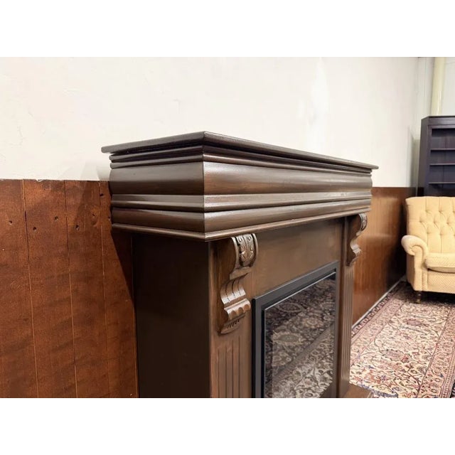 English Decorative Fireplace in Wood For Sale - Image 6 of 18