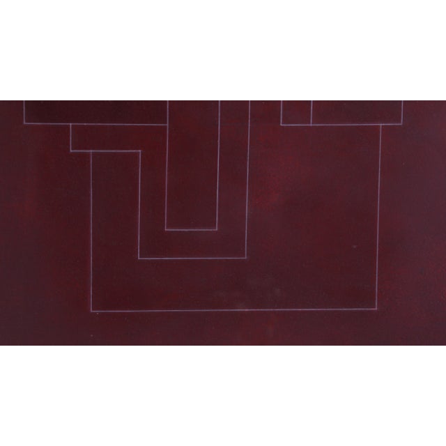 Contemporary Robyn Denny Signatures II, Minimalist Mixed Media Painting by Robyn Denny 1981 For Sale - Image 3 of 5