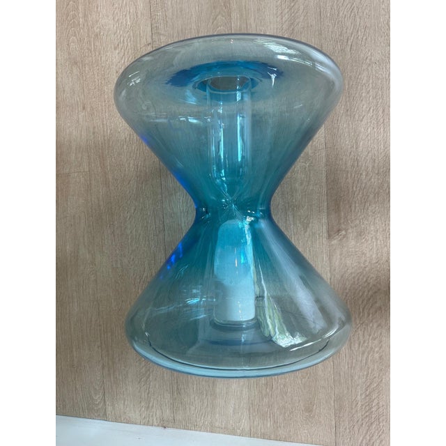 Abstract Mid 20th Century Sablier Hourglass Stool by Patrick E. Naggar For Sale - Image 3 of 10
