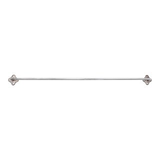 Vintage 25.25 In. Nickel Finish Steel Towel Bar For Sale