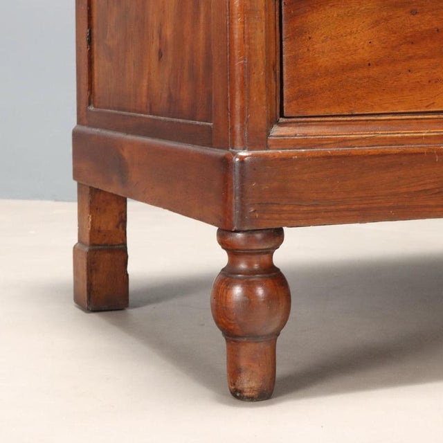 Cappuccino Chest of Drawers in Walnut For Sale - Image 4 of 8