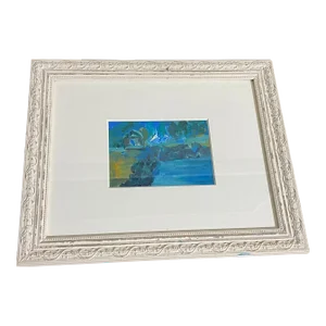 Superb Acrylic Landscape Painting by Yjr 16.5" H