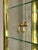 Metal 1970s Mastercraft Style after Brass and Glass Mirror Back and Base Tabletop Display Cabinet For Sale - Image 7 of 17