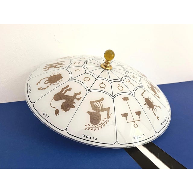 1970s Astrological Star Flush Light For Sale - Image 14 of 18