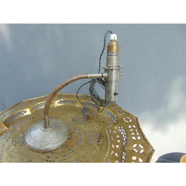 Carl Zeiss Art Nouveau lamp for a watchmaker and a goldsmith, dimensions: height 40 cm, diameter at the base 15.2 cm....