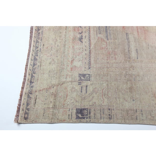 Vintage Turkish Oushak Rug – Faded Beauty in Earthy Tones -5' 5'' X 8' 2'' For Sale - Image 11 of 15