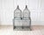 Celadon French 19th Century Painted Architectural Birdcage For Sale - Image 8 of 8