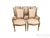 French Set of 8 Karges Louis XVI–Style Dining Chairs in Scalamandre Fabric (2 Arm, 6 Side) For Sale - Image 3 of 18
