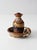 Vintage Handmade Studio Pottery Oil Lamp For Sale - Image 6 of 13