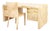 Karl Springer Goatskin Desk and Chair, Ca. 1970 For Sale