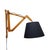 Mid-Century Wooden Scissor Wall Lamp For Sale - Image 9 of 9