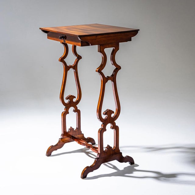 Biedermeier Side Table, 1840 For Sale - Image 5 of 10