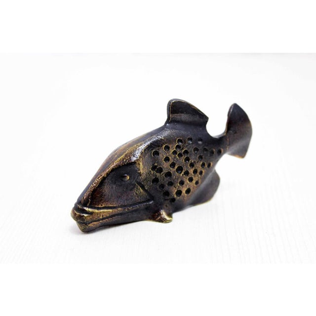 Castex Fish Figurine in Bronze, 1960s For Sale - Image 11 of 11
