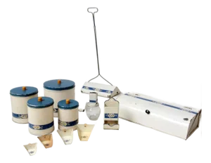 Vintage Enamel Kitchen Set by Kitchen Beautilities Circa 1930s - 1940s