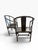 Wood Pair of Antique Chinese Ming Style Horseshoe Chinoiserie Arm Chairs For Sale - Image 7 of 7