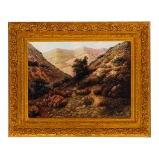 Jean Stuart Ward (1868-1945)Beyond the Canyon Oil on Canvas Framed For Sale