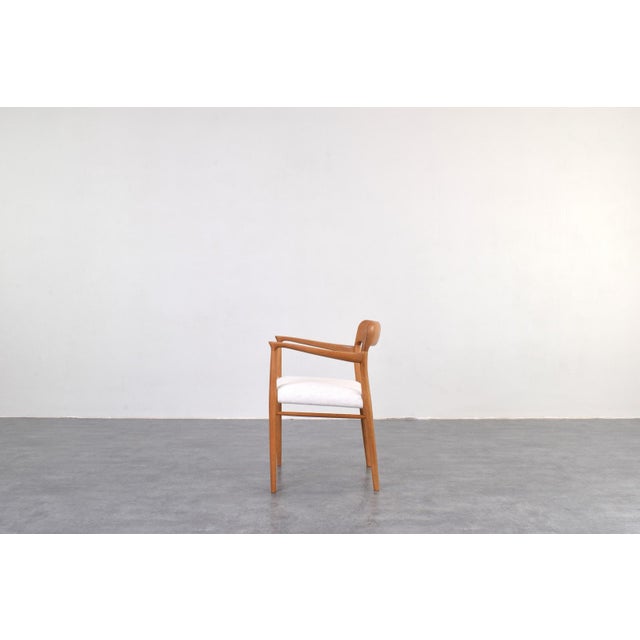 Mid-Century Modern Danish Model 56 Armchair by Niels O. Møller for J. L. Møllers, 1950s For Sale - Image 6 of 13
