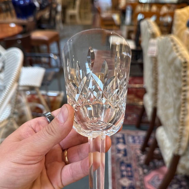 Waterford Lismore Crystal Goblets, Set of Eight For Sale - Image 9 of 11