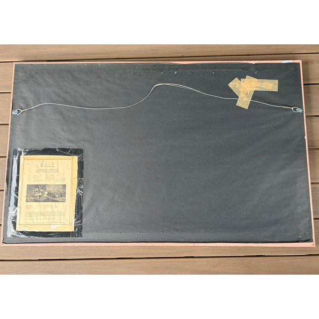 Late 20th Century Late 20th Century G. H. Rothe "Marvel" Limited Edition Mezzotint Landscape - Framed For Sale - Image 5 of 6