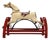 Victorian, Painted Wood, Primitive Rocking Horse, Usa, 19th C. For Sale