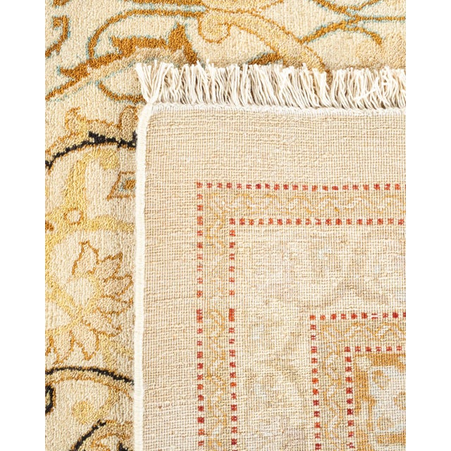 2000 - 2009 Mogul, One-of-a-Kind Hand-Knotted Area Rug - Ivory, 10' 2" x 15' 0" For Sale - Image 5 of 8