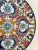 Late 20th Century Vintage Spanish Ceramar Talavera Wall Plate Hand-Painted 7 In. Jewel Tone Colors For Sale - Image 5 of 8