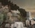 Europa by Mariska Karto | Hyperphotocollage on metal depicting a surreal landscape with urban and rural elements. For Sale - Image 4 of 5