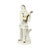 Vintage Ceramic Pierrot Statue with Lute, France, 1960s For Sale - Image 4 of 14