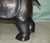 Large Antique Leather Rhino Ottoman by Dimitri Omersa for Libertys of London, 1925 For Sale - Image 15 of 18