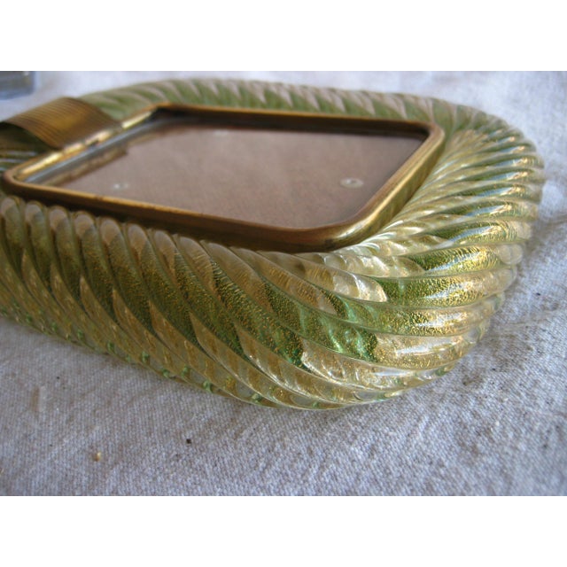 1960s Murano Barovier & Toso Picture Frame For Sale - Image 6 of 7
