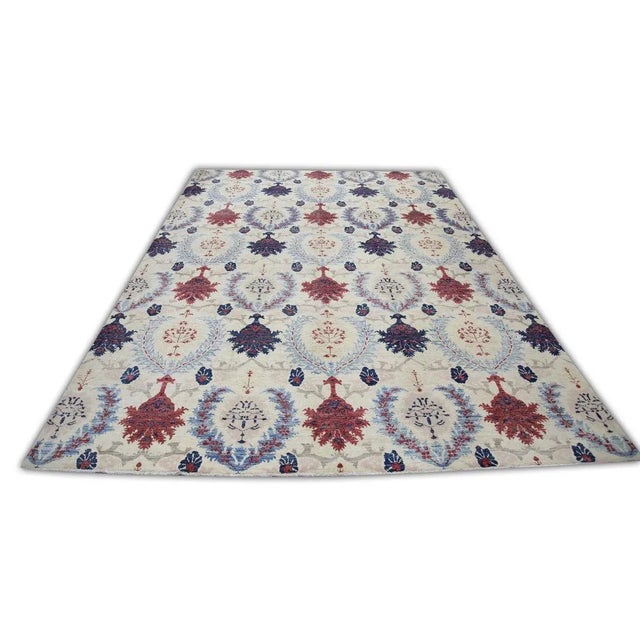 Oriental Hand Knotted Rug Modern 8'9" x 12' For Sale In Houston - Image 6 of 6