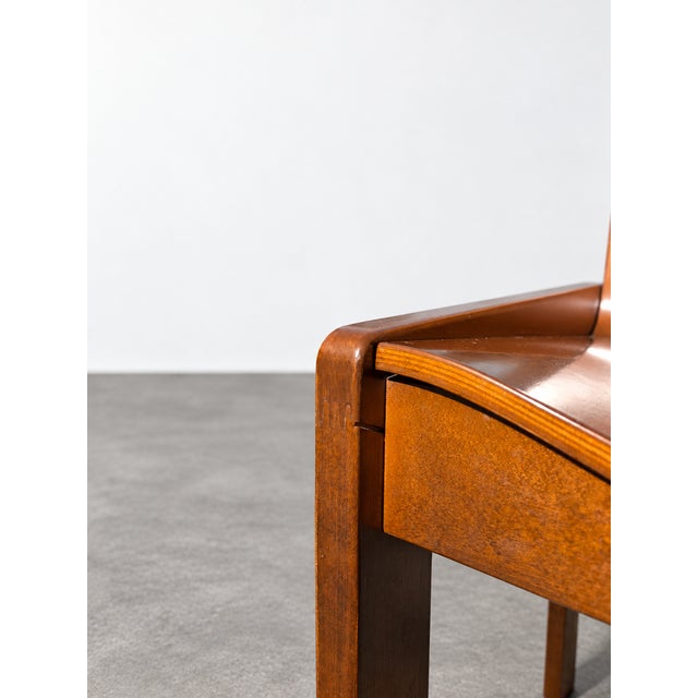 Wood Chairs by Afra & Tobia Scarpa for Molteni, 1970s, Set of 4 For Sale - Image 7 of 11