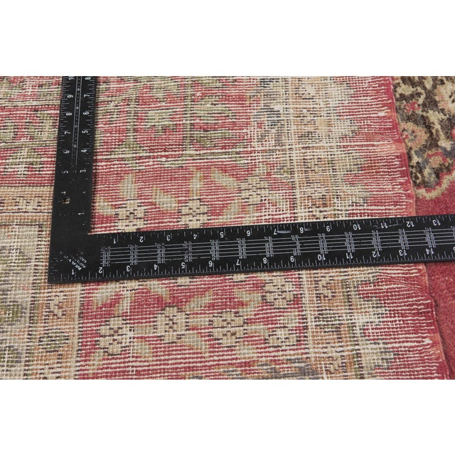 Textile Vintage Turkish Oushak Rug, 08'06 X 12'02 For Sale - Image 7 of 10