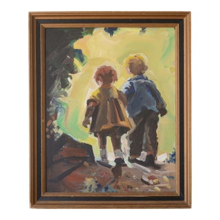 The Walk to Paradise Garden Painting For Sale