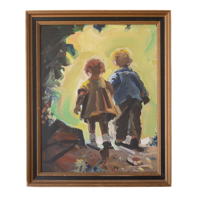 The Walk to Paradise Garden Painting For Sale