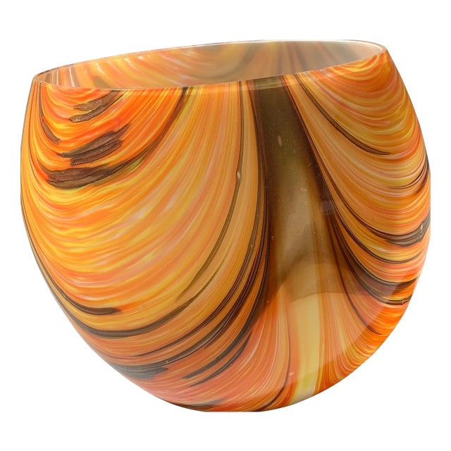 Artistic Vase in Murano Glass by Simoeng For Sale