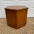 Burnt Umber Mid 20th Century Drexel Accolade Six-Sided Side Walnut Side Table With Campaign-Style Brass Fittings For Sale - Image 8 of 9