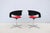 Red Contemporary Minimalist Pearson Lloyd for Coalesse Lox Swivel Chairs - A Pair For Sale - Image 8 of 18