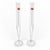 Veja Solitaire Vases by Savinel & Rozé for Baccarat, Set of 2 For Sale - Image 9 of 9