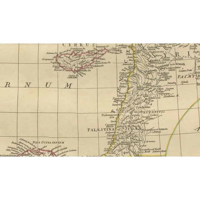 Early 19th Century Antique Eastern Roman World Map, 1818 For Sale - Image 5 of 9