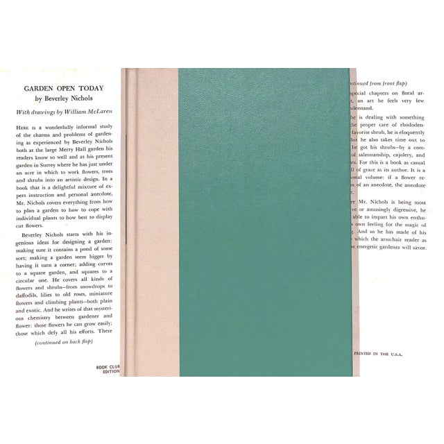 NICHOLS, Beverley [252] pp. E.P. Dutton & Co., Inc. 1963 First Edition 8 1/2" x 5 7/8" w/ Drawings by William McLaren When...