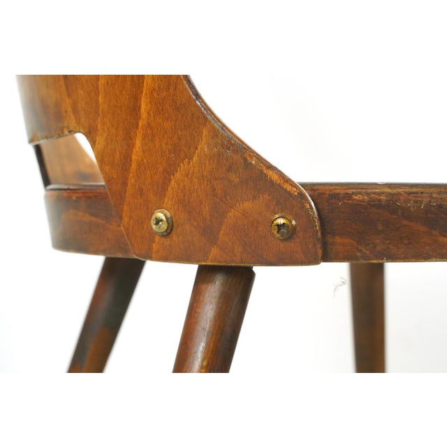 Pair of 1960s 1960s Mid Century style dining chairs Attributed to Baumann For Sale - Image 10 of 15