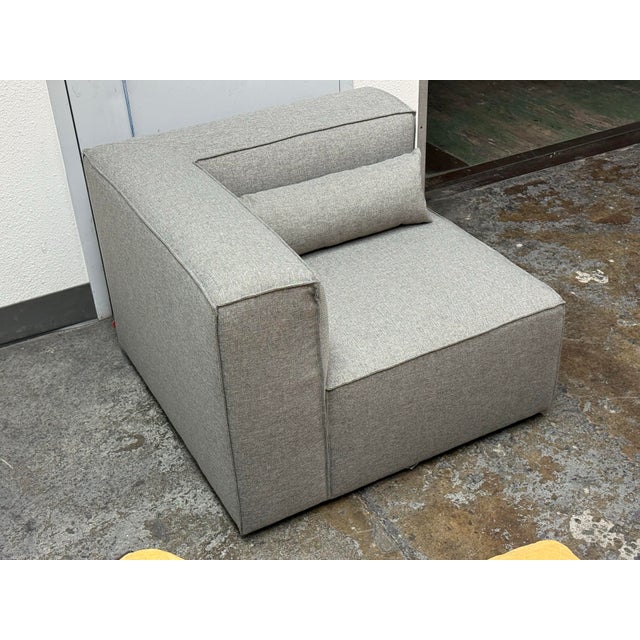 Gus Modern Mix Corner Chair For Sale In San Francisco - Image 6 of 12