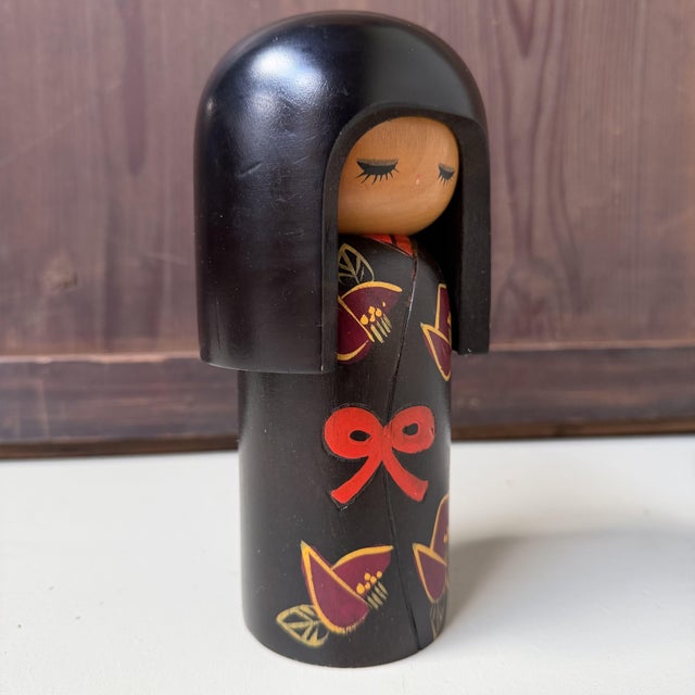 1970s Vintage Sōsaku Kokeshi by Miyashita Hajime, 1970s For Sale - Image 5 of 8