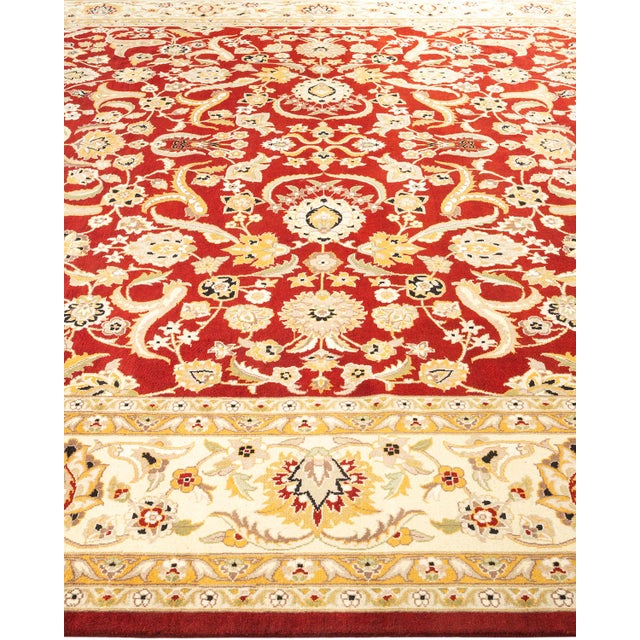 Solo Rugs Mogul, One-of-a-Kind Hand-Knotted Area Rug - Red, 8' 1" x 10' 3" For Sale - Image 4 of 8