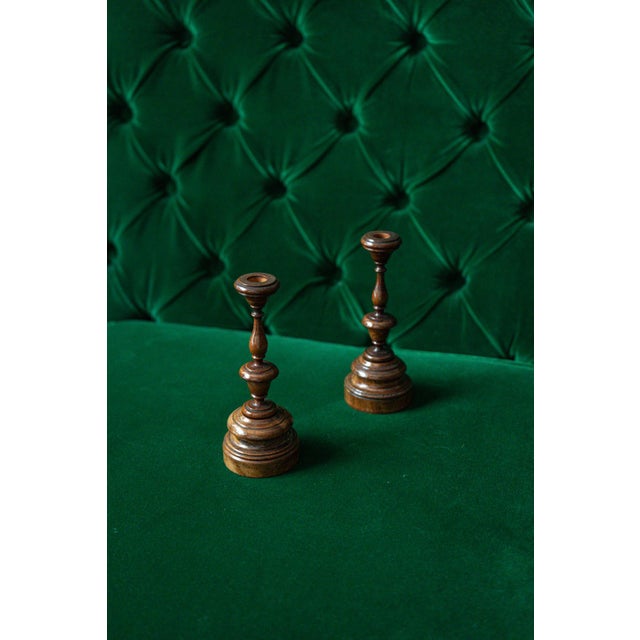 Chess-Shaped Candleholders, Set of 2 For Sale - Image 5 of 5