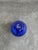 Mid-Century Modern Vintage Robert Deeble Sommerso Blue Glass Teardrop Bud Vase Usa Vermont For Sale - Image 3 of 3